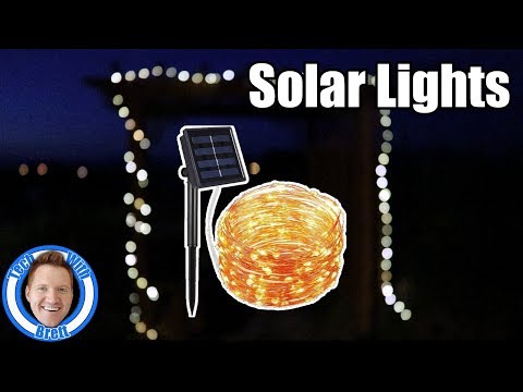 Review of 100 solar powered led string lights