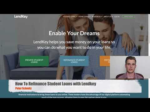 How to Refinance Student Loans with LendKey - Private Student Loans