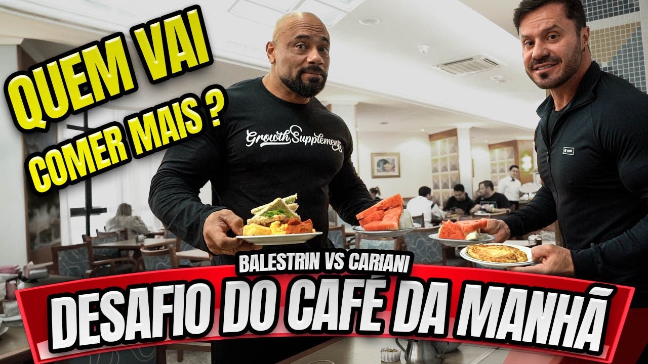 DESAFIO DO CAFÉ DA MANHÃ - BALESTRIN VS CARIANI - QUEM VAI COMER MAIS ?