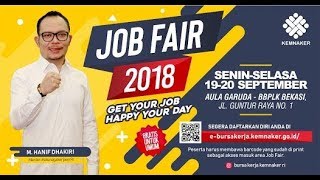 Untuk Kedua Kalinya, Kemnaker Selenggarkan Job Fair Nasional Gratis di Tahun 2018