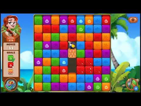 Lost Island Blast Adventure Level 179 - NO BOOSTERS 🏝️ | SKILLGAMING ✔️