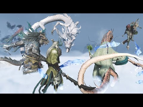 The Legendary Battle Royale of ALL Dragons - Black Myth Wukong Fight