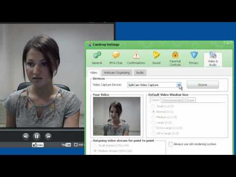 SplitCam with Camfrog