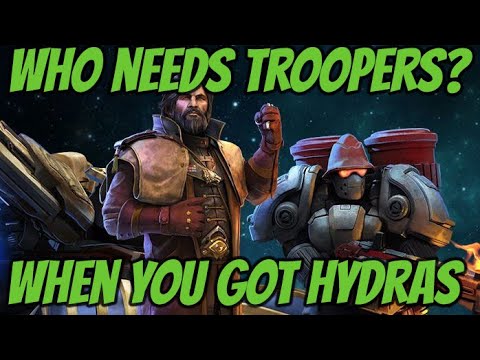 Mengsk vs Abathur and Tychus in More Hydralisks (Sc2 Direct Strike Commanders)
