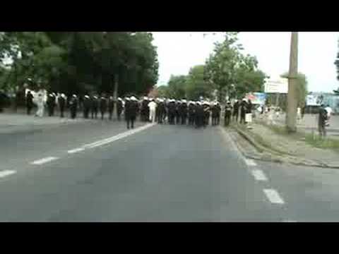 Zamieszki na meczu Motor - Widzew