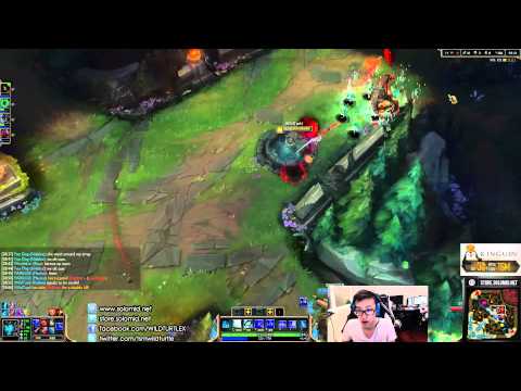 WildTurtle Kalista 4vs5 Pentakill ft. Shiphtur, Xpecial, and LemonNation - League of Legends