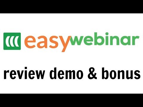 EasyWebinar Review Demo Bonus - All In One Webinar Software Video