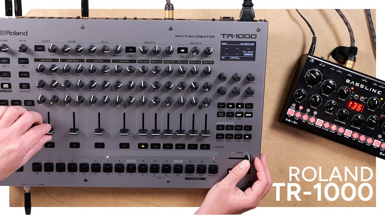Getting started with Roland's TR-1000: Sequencing, sampling, Morph and more - YouTube
