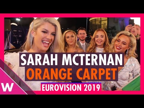 Sarah McTernan (Ireland) @ Eurovision 2019 Red / Orange Carpet Opening Ceremony