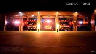 This fire department synced their trucks to Christmas music (again)