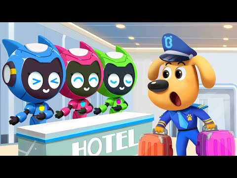 Hotel Robot yang Ajaib 🤖🏨 | Animasi Seru | Animasi Lucu | Kartun Anak-anak | Kepala Polisi Labrador