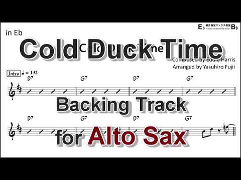 Cold Duck Time - Backing Track with Sheet Music for Alto Sax