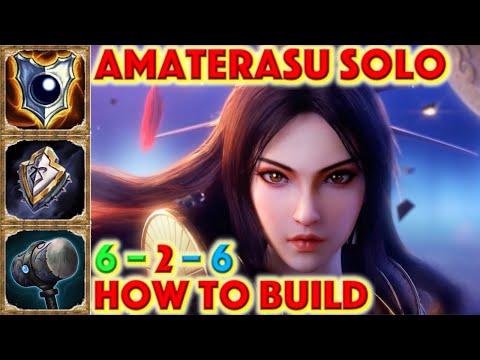 SMITE HOW TO BUILD AMATERASU - Amaterasu Solo + How To + Guide (Mid Season 7 Conquest) 2020 Ama