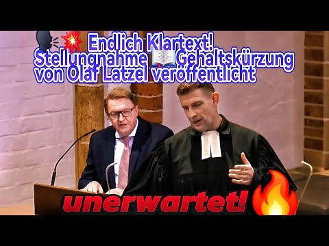 🔥💥 Endlich Klartext! Langersehnte Stellungnahme ➡️ 👀 Überraschend 🔥 Olaf Latzel | Dr. Jürgen Fischer