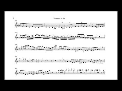 Arturo Sandoval - Sing Sang Sung - Trumpet Solo Transcription