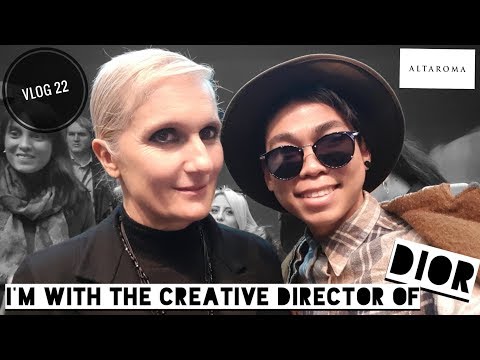 I'm with the Creative Director of DIOR | Alta Roma 2018 | Vlog 22