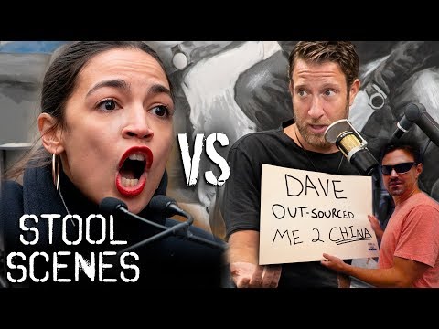 Dave Portnoy & Donald Trump Jr Fight With Alexandria Ocasio-Cortez About Unions - Stool Scenes 222