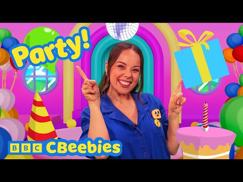 派對時間到！🥳 🎉 Evie 和朋友們的 CBeebies House 歡樂時光 🌈✨ (Time to Play Party 🥳 🎉| CBeebies House Fun with Evie and Friends 🌈✨)