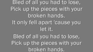 Broken Hands, By: Lamb Of God. (Lyrics)