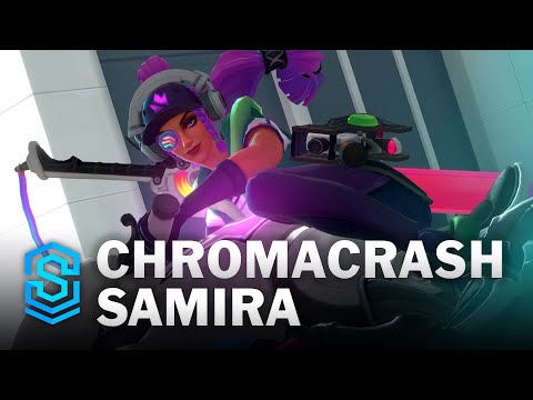 Chromacrash Samira Wild Rift Skin Spotlight