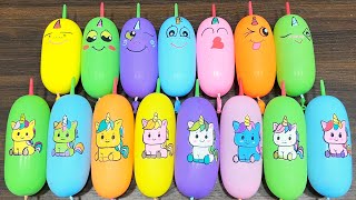 Balloon Characters Slime Mixing – Fluffy Pastel ASMR & Pops Sounds #46