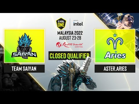 Dota2 - Team Saiyan vs Aster.Aries - Game 1 - ESL One Malaysia 2022 China: Closed Qualifier