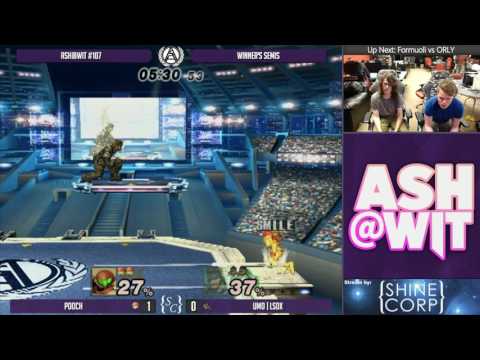 Pooch (Samus) vs UMO | LSDX (Snake) - ASH@WIT #107 Winner's Semis