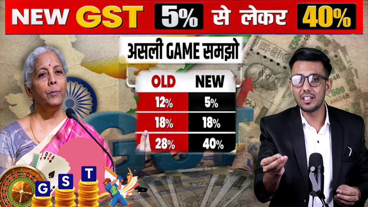 GST Reform 2025 Explained: 5%, 18% and 40% Slabs from Sept 22 | Full Explained