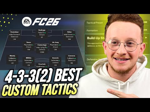 Best 433(2) META Custom Tactics To Play PERFECT TIKI TAKA In FC 26!