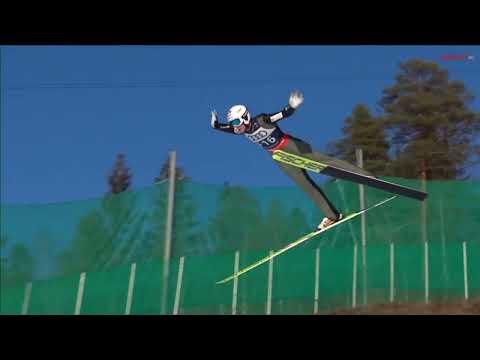 Iver Olausen - 75m - Dangerous Fall - Vikersund 09.03.2022 (Test Jumping)