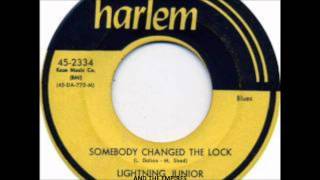 Lightnin' Junior & the Empires -  Somebody Changed The Lock - Harlem 2334 - 1955