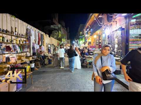 Cairo Egypt 🇪🇬 Al Hussein Cairo Walking Tour | Night Tour | Cairo Travel Vlog | Travel To Egypt