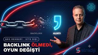 Site Dışı GEO: Backlink Öldü mü? | Yapay Zekâ Seni Nereden Öğreniyor?