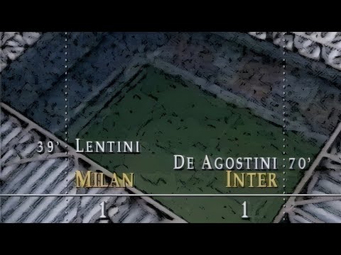 Milan-Inter 1:1, 1992/93 - Channel 4 (papera di Francesco Antonioli)