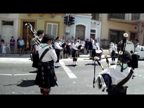 Msida Sea Scout Pipes and drums fleur de lys