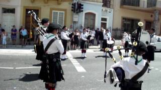 Msida Sea Scout Pipes and drums fleur de lys