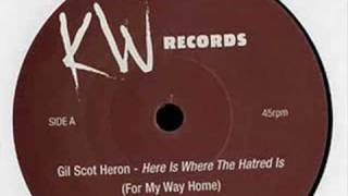 Gil Scott Heron - Home Is Were The Hatred Is