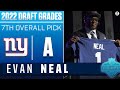 Giants take BEST TACKLE in draft in Evan Neal With No. 7 Pick I 2022 NFL Draft Grades