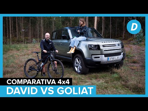 David vs Goliat: carrera en bici contra el Land Rover Defender | Prueba | Review | Diariomotor