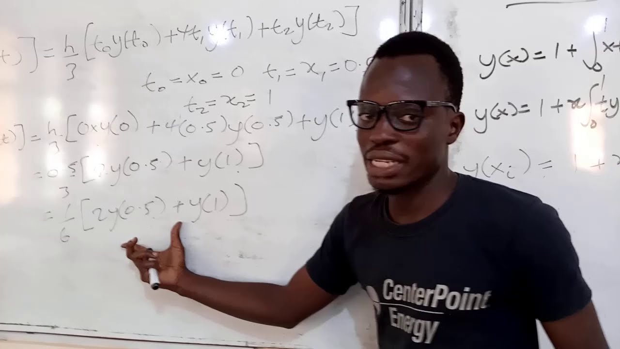 Integral Equations, Lecture 15 : Numerical solutions to Fredholm's Integral Equations