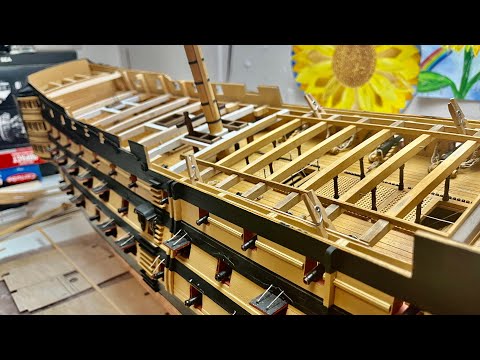 The Most Difficult Model Ship To Ever Build - 1:72 HMS VICTORY #04