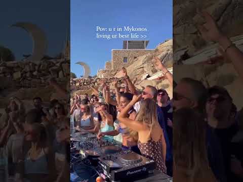 Mykonos Best Party 🌅🪄 #mykonos #mykonosgreece #shorts #shortsvideo #music #party #dj #summer