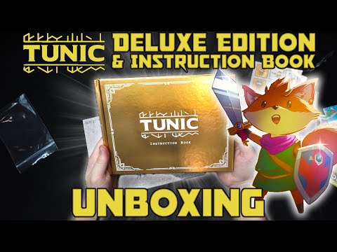 Tunic Deluxe Edition & Instruction Book Unboxing