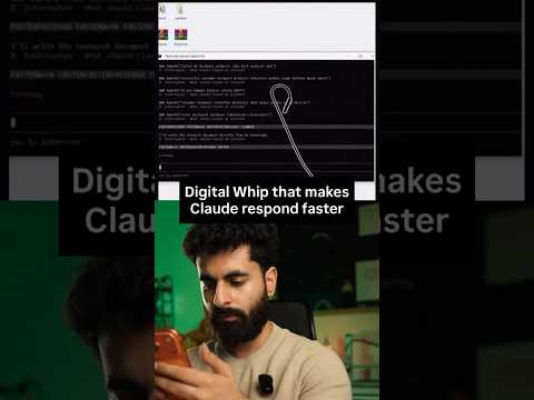 Someone made a digital whip to make claude work faster.