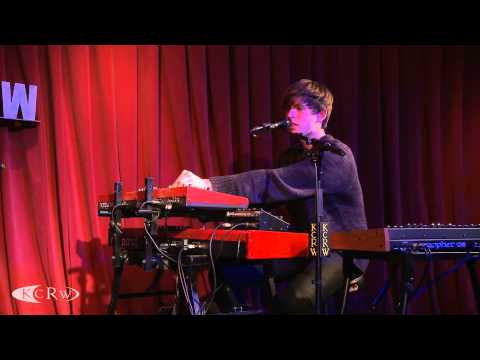 James Blake performing 