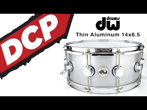 DW Collectors Thin Aluminum Snare Drum 14x6.5 image 2