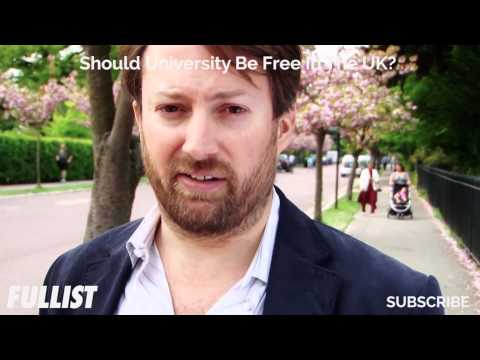 David Mitchell Gets Serious About University Fees, Should They Be Free In The UK?