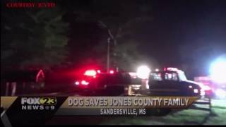 Family Dog Credited With Saving Father & Son From Fire