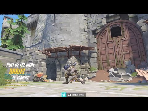 POTG! #39 RANK! DANNEDD PRO DOOMFIST GAMEPLAY OVERWATCH SEASON 32 TOP 500