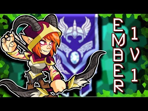 Ember Ranked 1v1s 2000+ ELO • Brawlhalla Diamond Gameplay